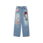 Vintage Patchwork Remake Jeans