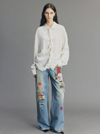 Vintage Patchwork Remake Jeans