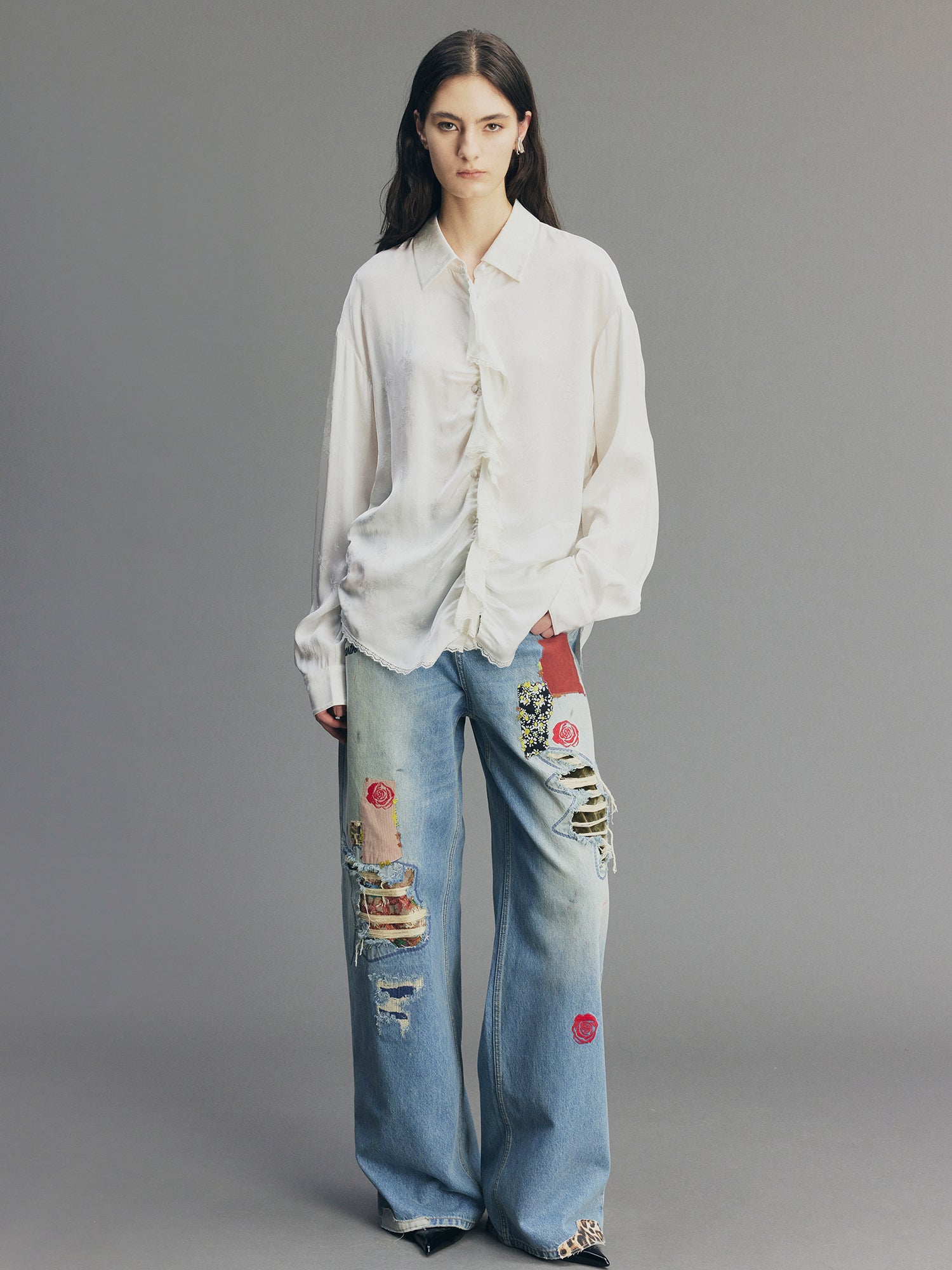 Vintage Patchwork Remake Jeans