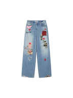Vintage Patchwork Remake Jeans