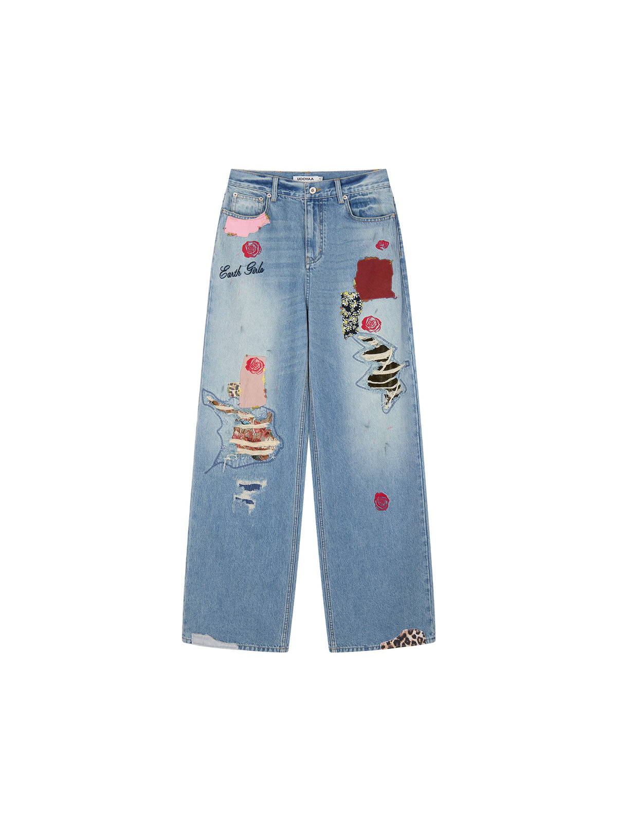 Vintage Patchwork Remake Jeans