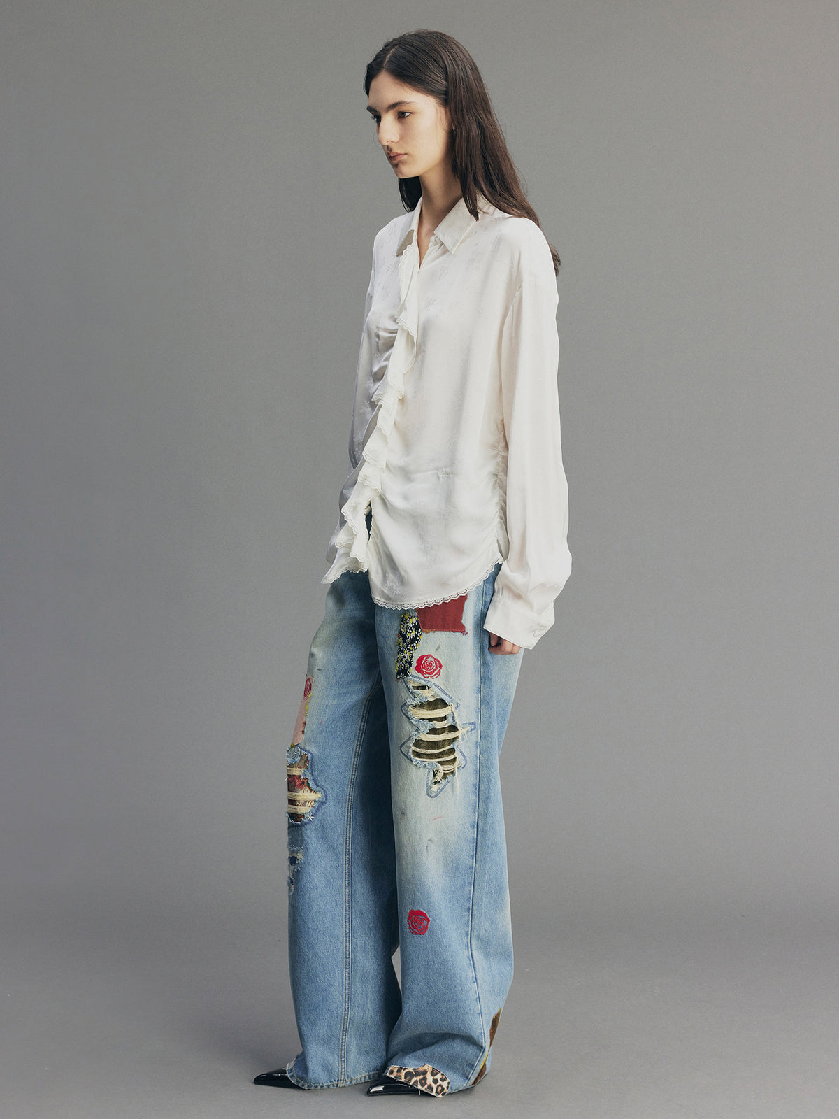 Vintage Patchwork Remake Jeans