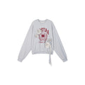 Vintage Romantic Lace Applique Sweatshirt