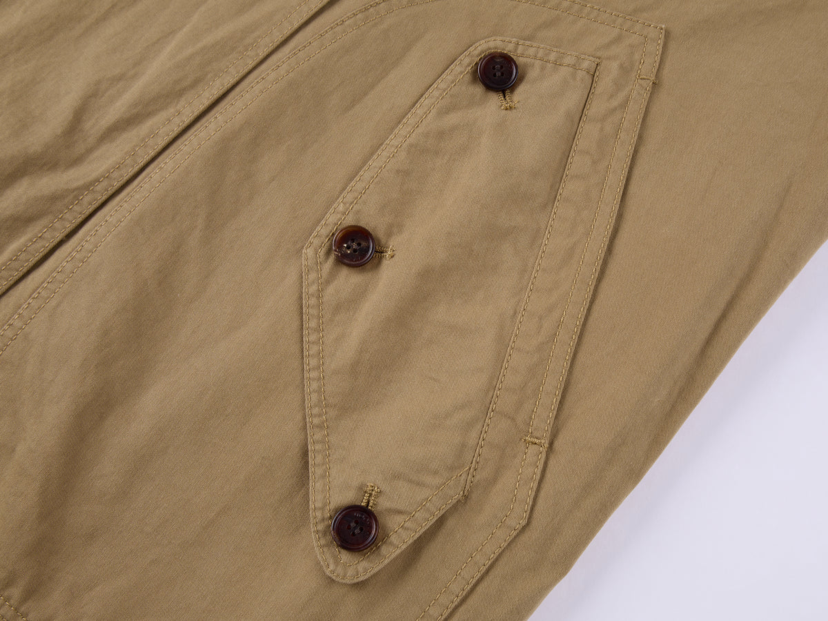 Relaxed Vintage Cotton Trench Coat