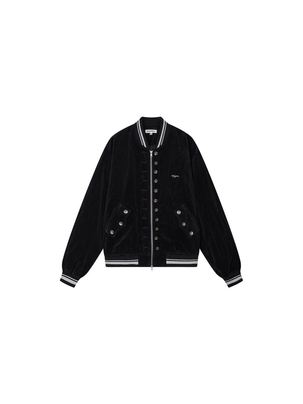 Napoleonic Officer Velvet Baseball Jacket