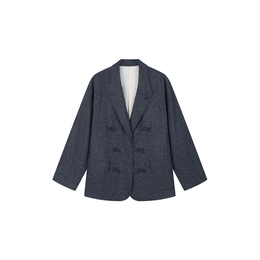 Playful Bow Vintage Blazer