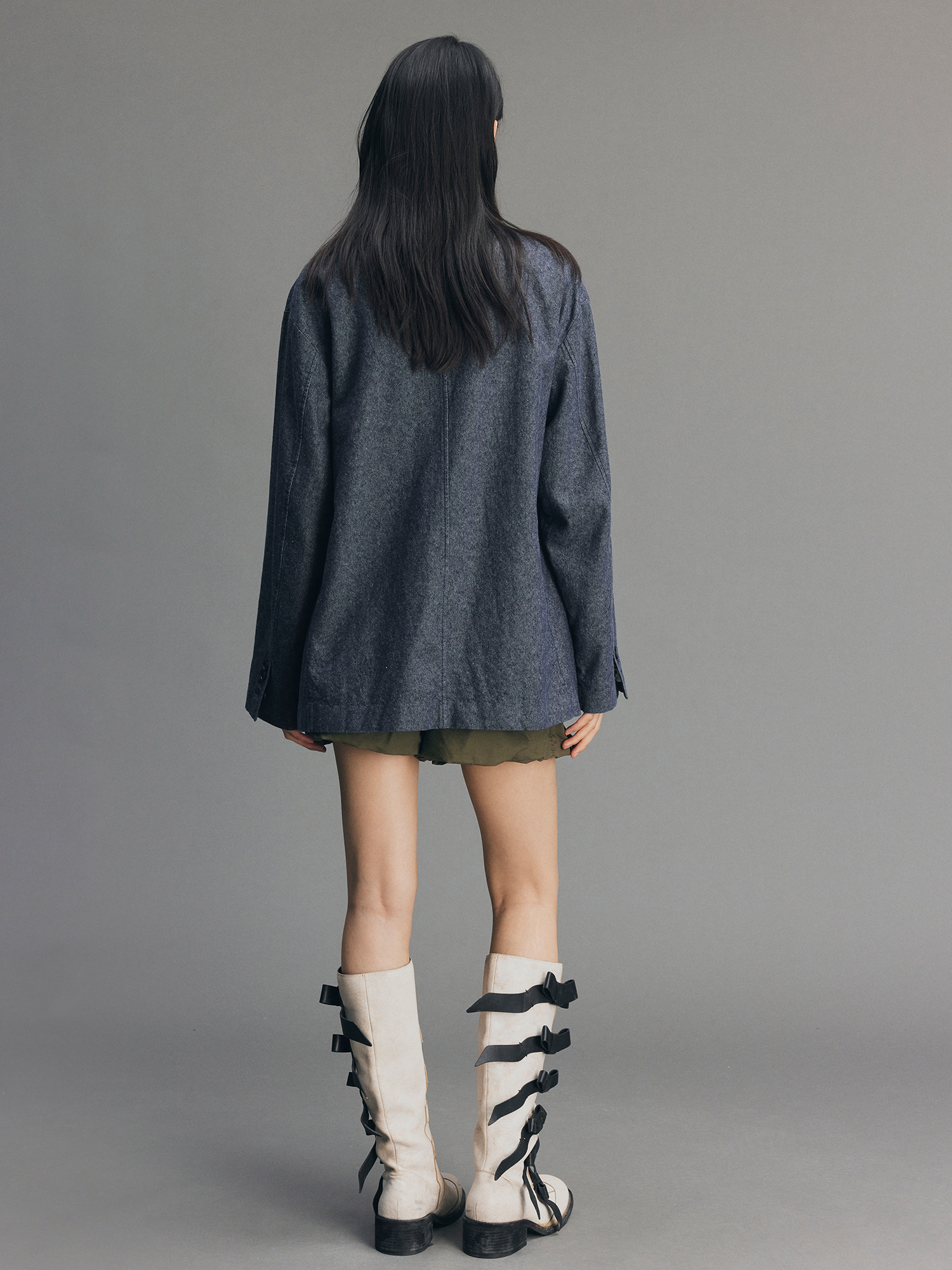 Playful Bow Vintage Blazer