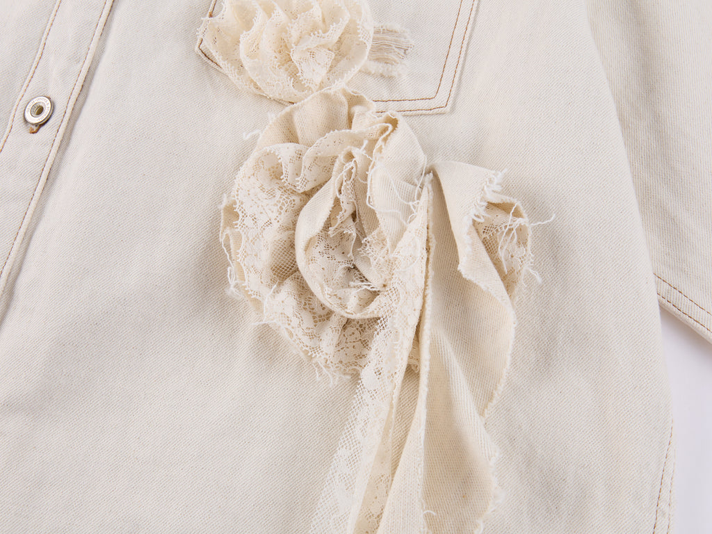 Vintage Romantic Lace Blouse Jacket
