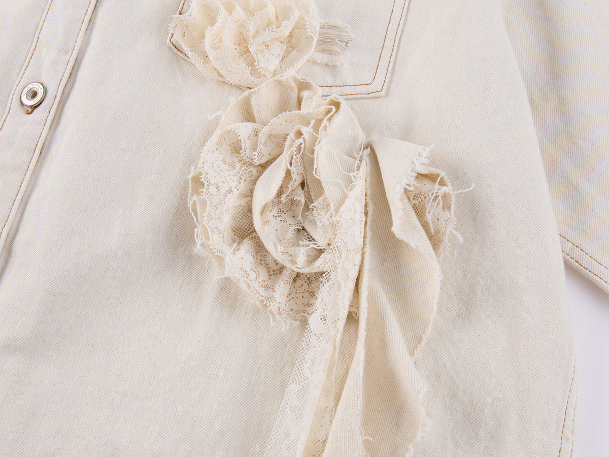 Vintage Romantic Lace Blouse Jacket