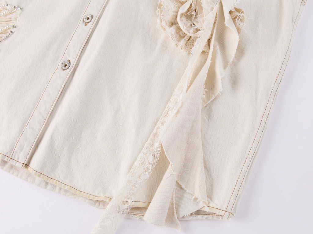 Vintage Romantic Lace Blouse Jacket