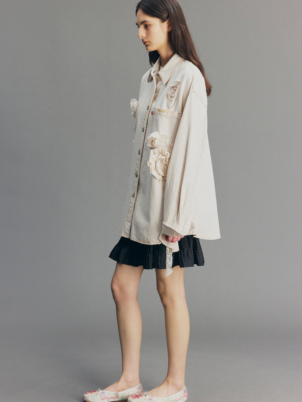 Vintage Romantic Lace Blouse Jacket