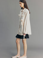 Vintage Romantic Lace Blouse Jacket
