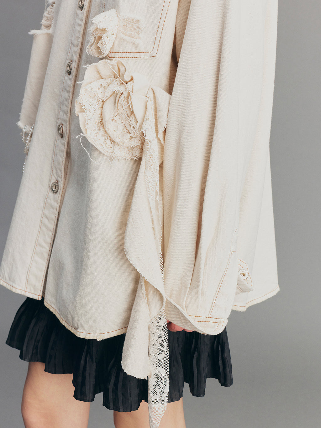 Vintage Romantic Lace Blouse Jacket