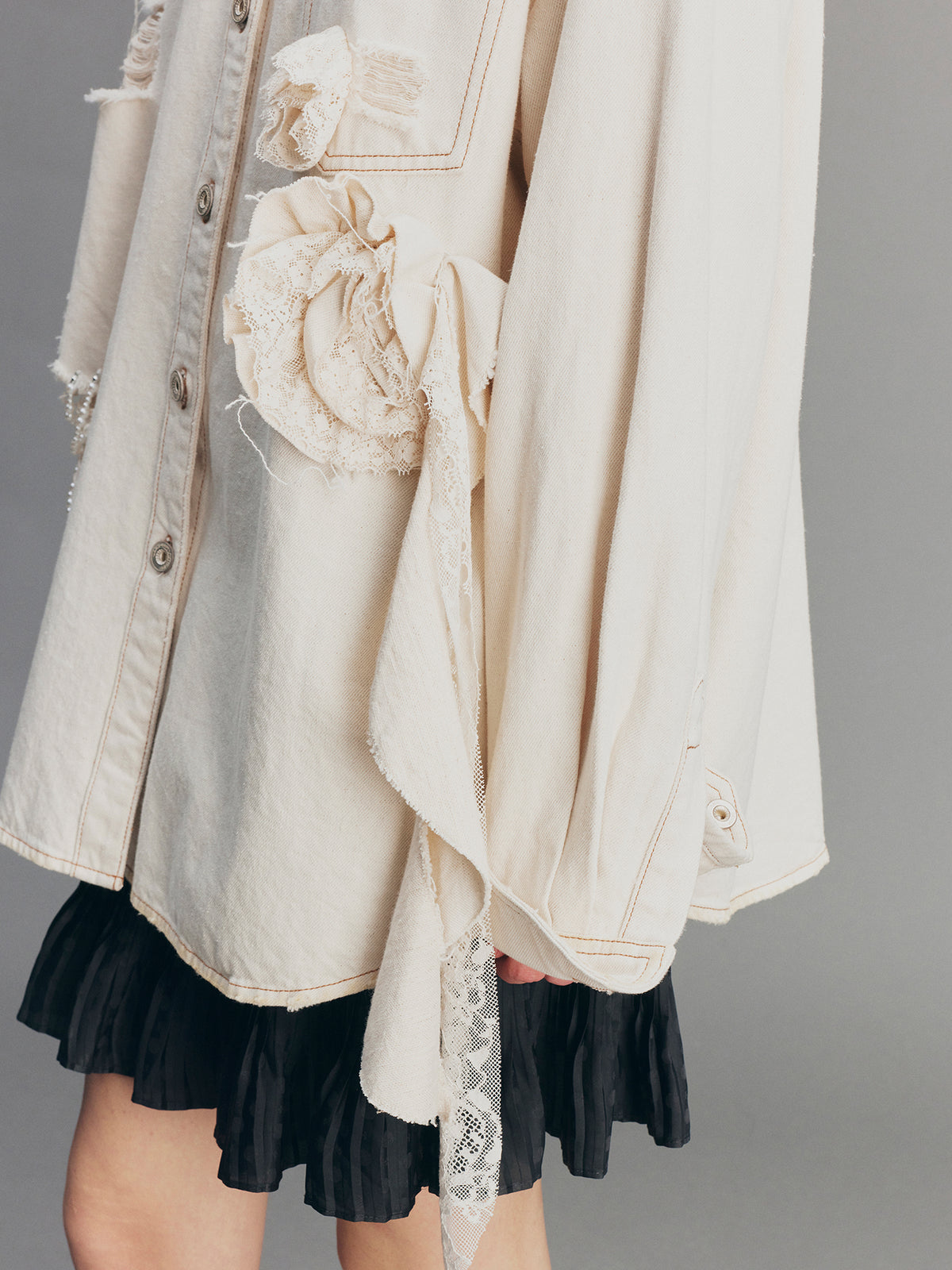 Vintage Romantic Lace Blouse Jacket
