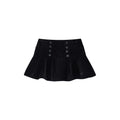 Napoleonic Officer Velvet Mini Skirt