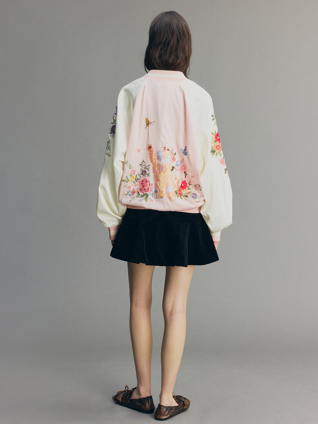 Napoleonic Officer Velvet Mini Skirt