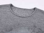 Rhinestone Pretty Girl Print Mohair Sweatshirt