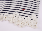 Hand-Crocheted Floral Nautical Sweater