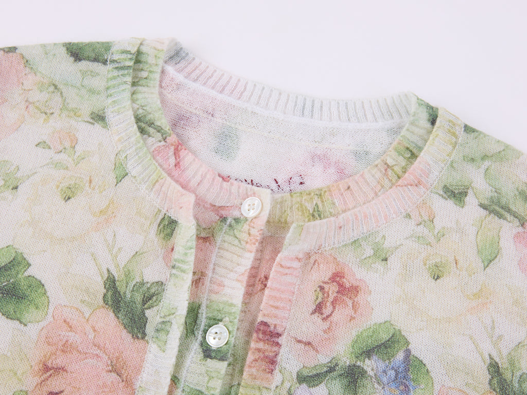 Fantasy Cat Fake Two-piece Cardigan