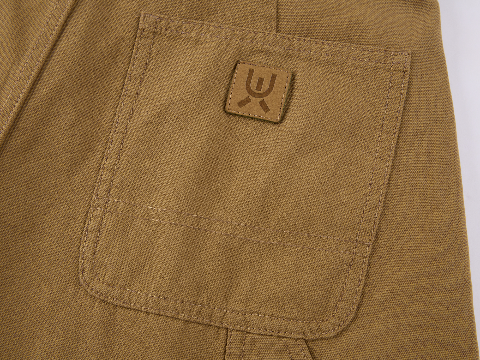 Beaded Floral Deer Embroidered Utility Shorts