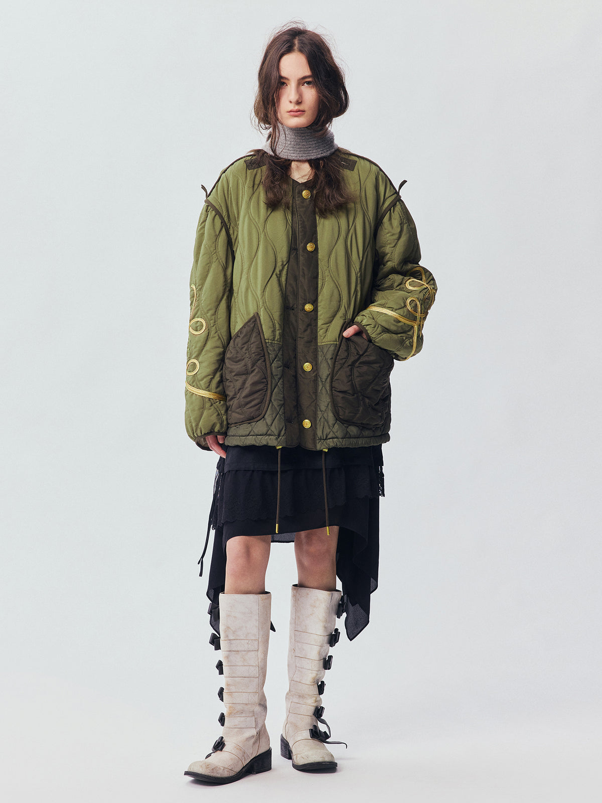 Officer Braided Quilted Liner Jacket