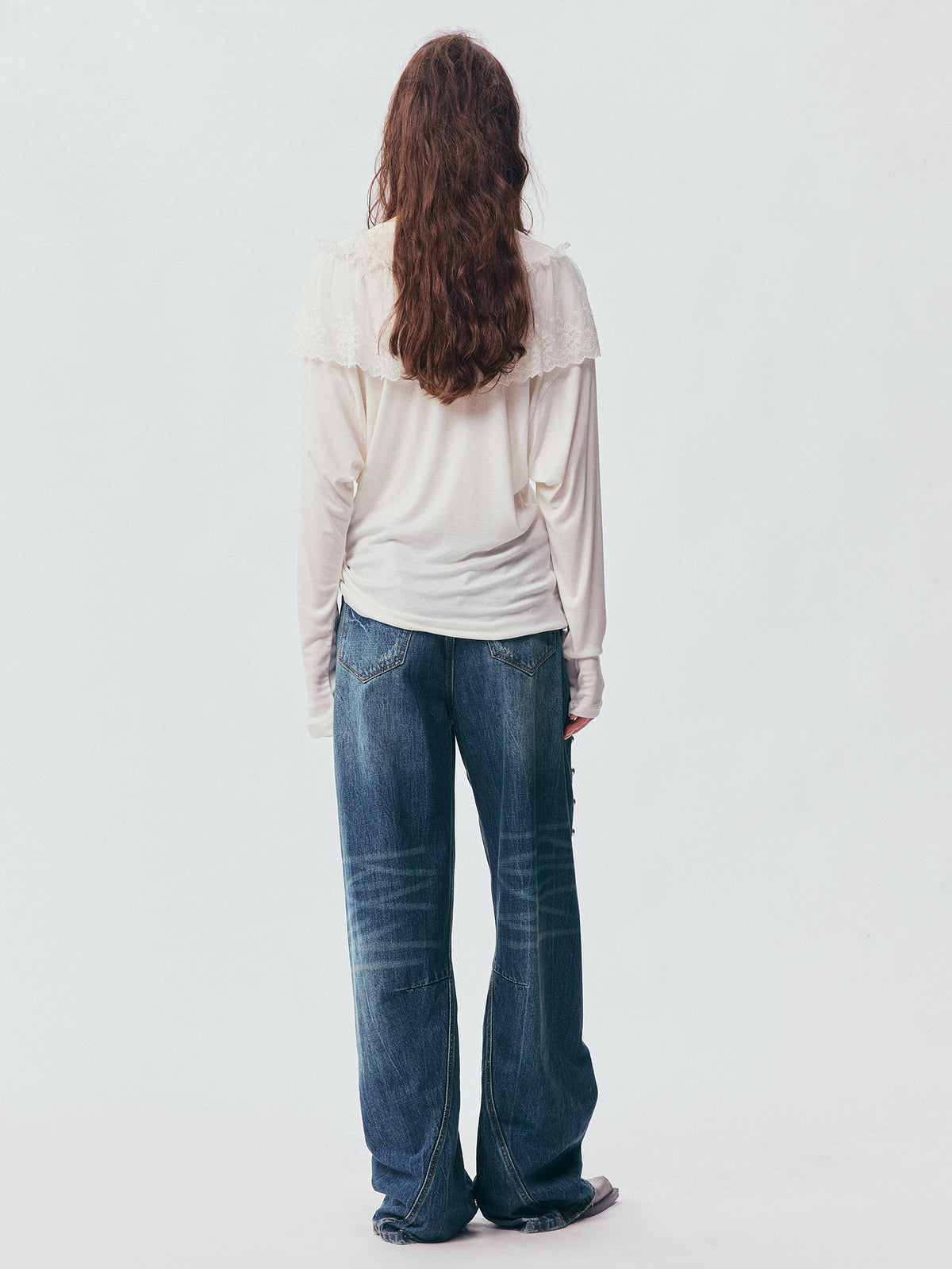 Romantic Lace Collegiate Sweatshirt