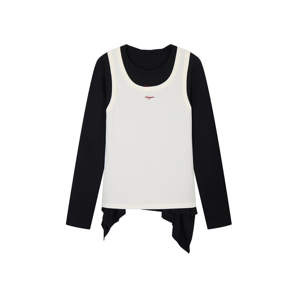Layered Tank Style T-shirt