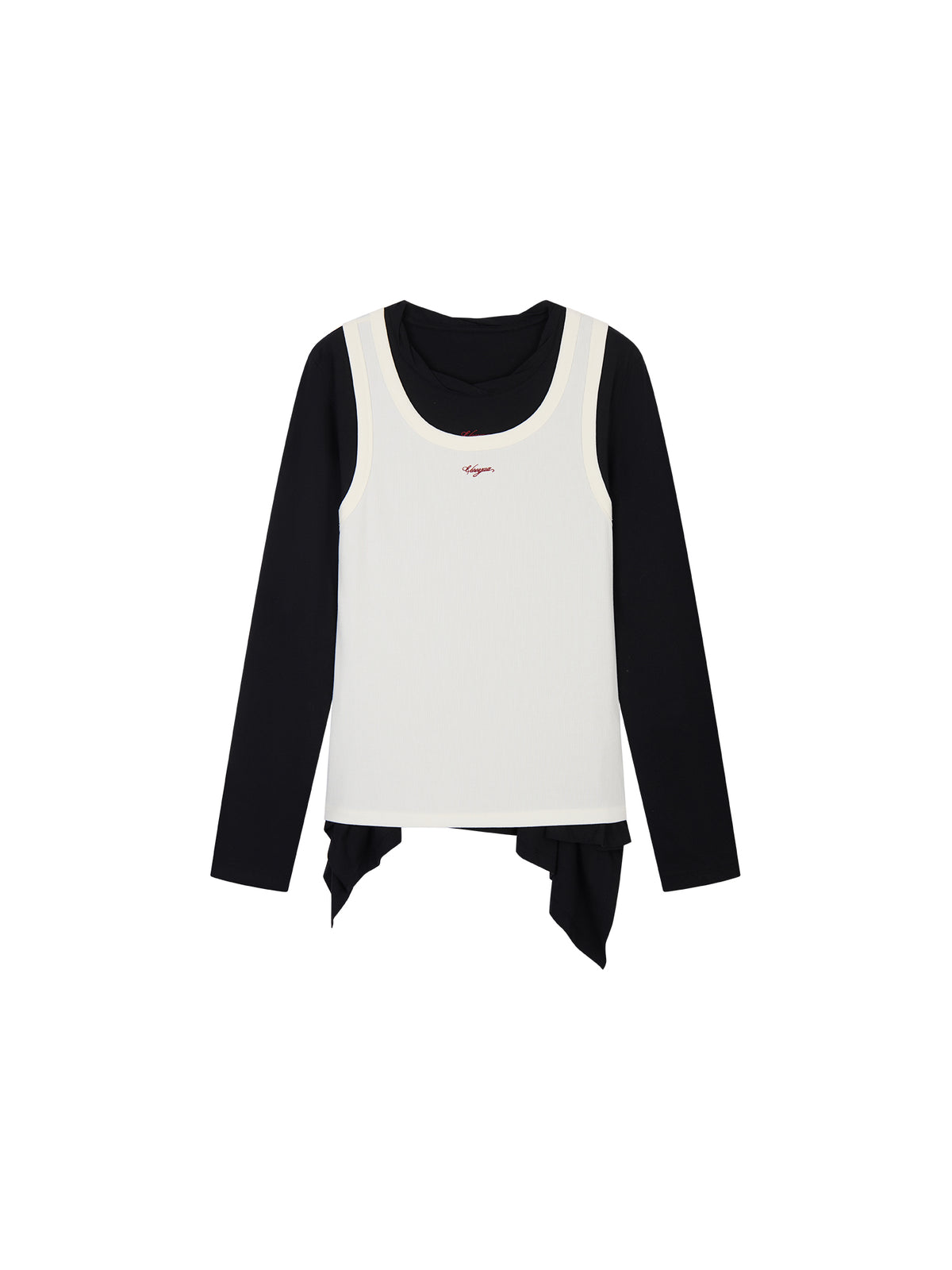 Layered Tank Style T-shirt