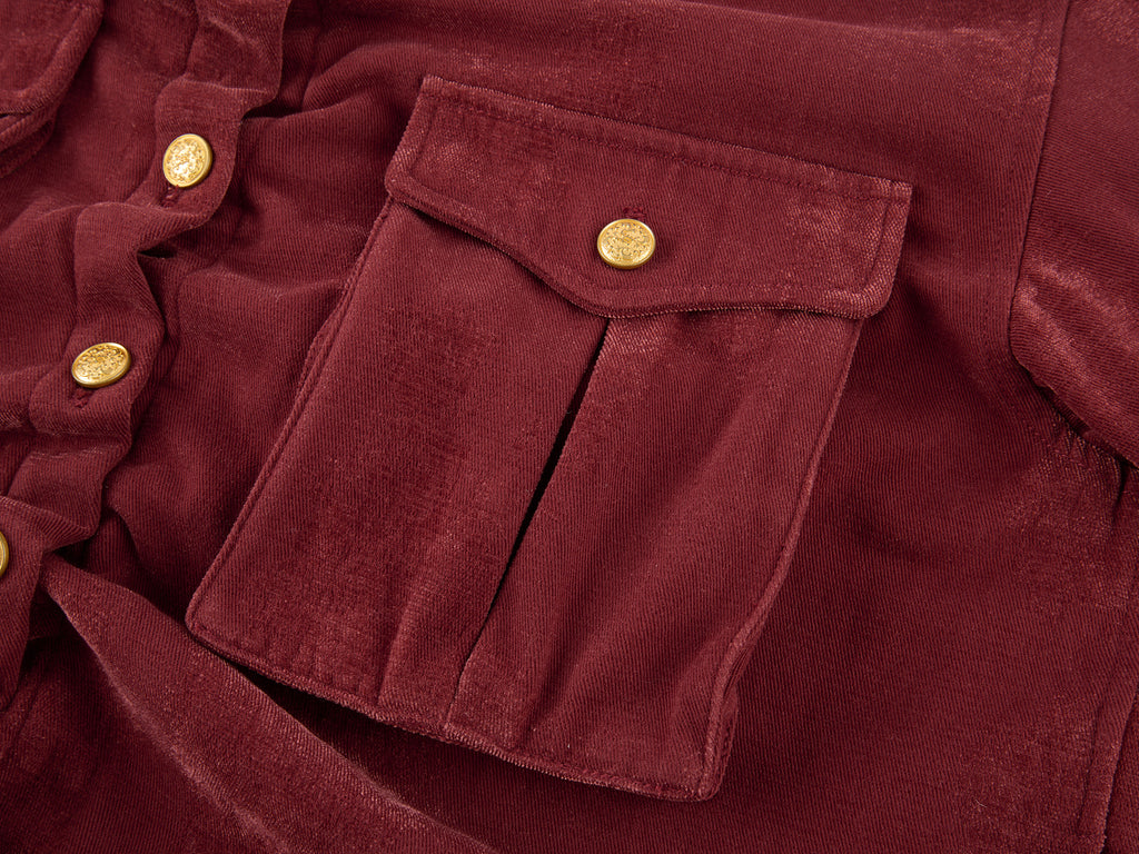 Vintage Military Braided Cord Utility Jacket