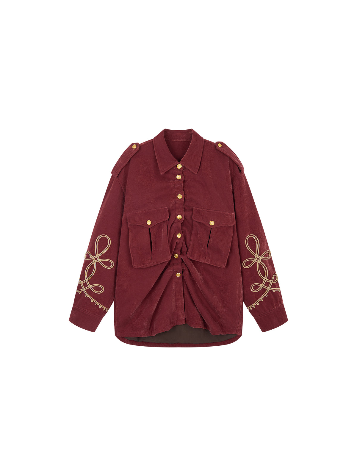 Vintage Military Braided Cord Utility Jacket