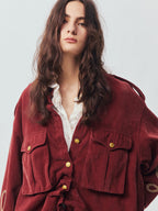 Vintage Military Braided Cord Utility Jacket