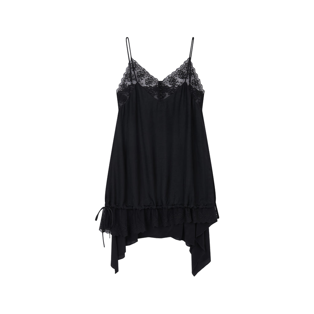 Classic Lace Panel Camisole Dress