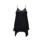 Classic Lace Panel Camisole Dress