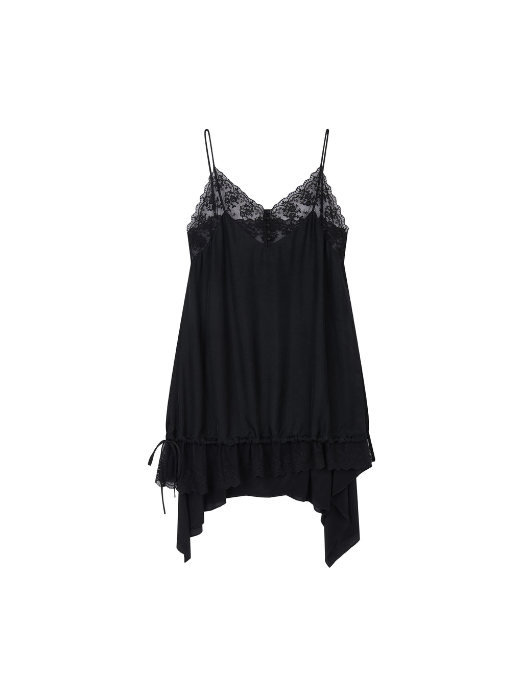 Classic Lace Panel Camisole Dress
