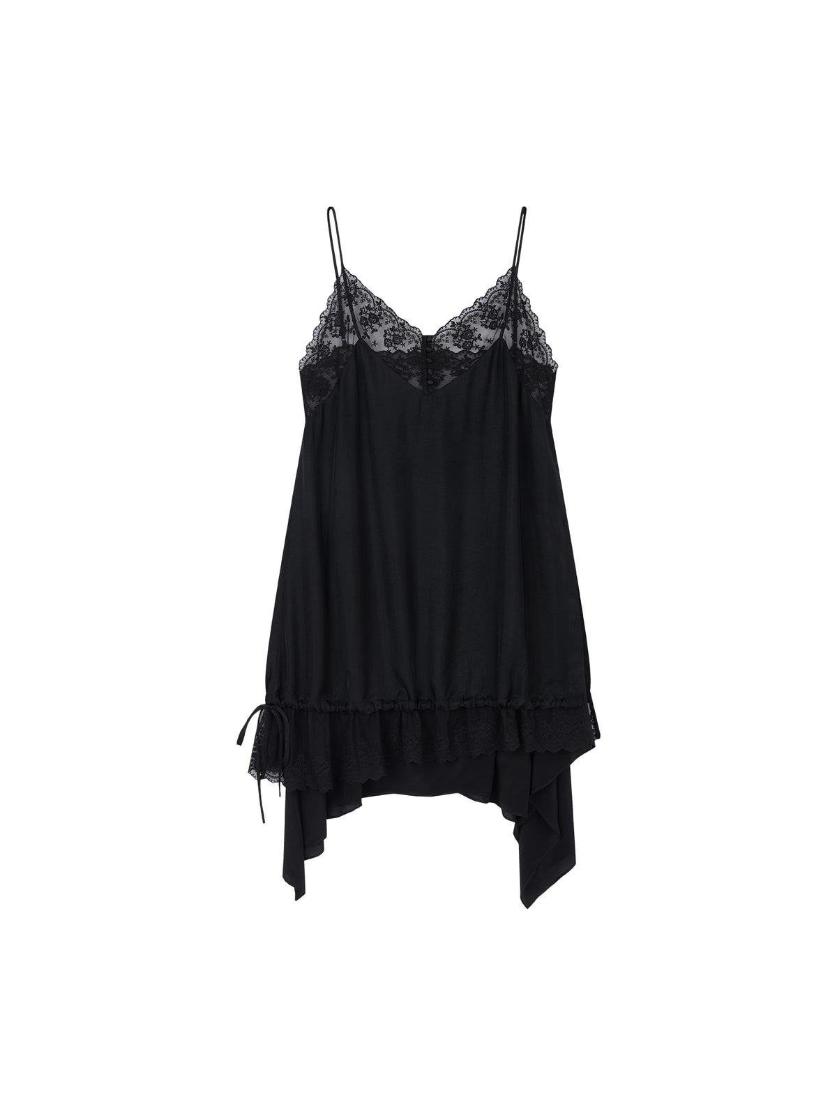 Classic Lace Panel Camisole Dress