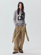 Bow Pocket Cargo Trousers