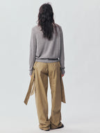 Bow Pocket Cargo Trousers