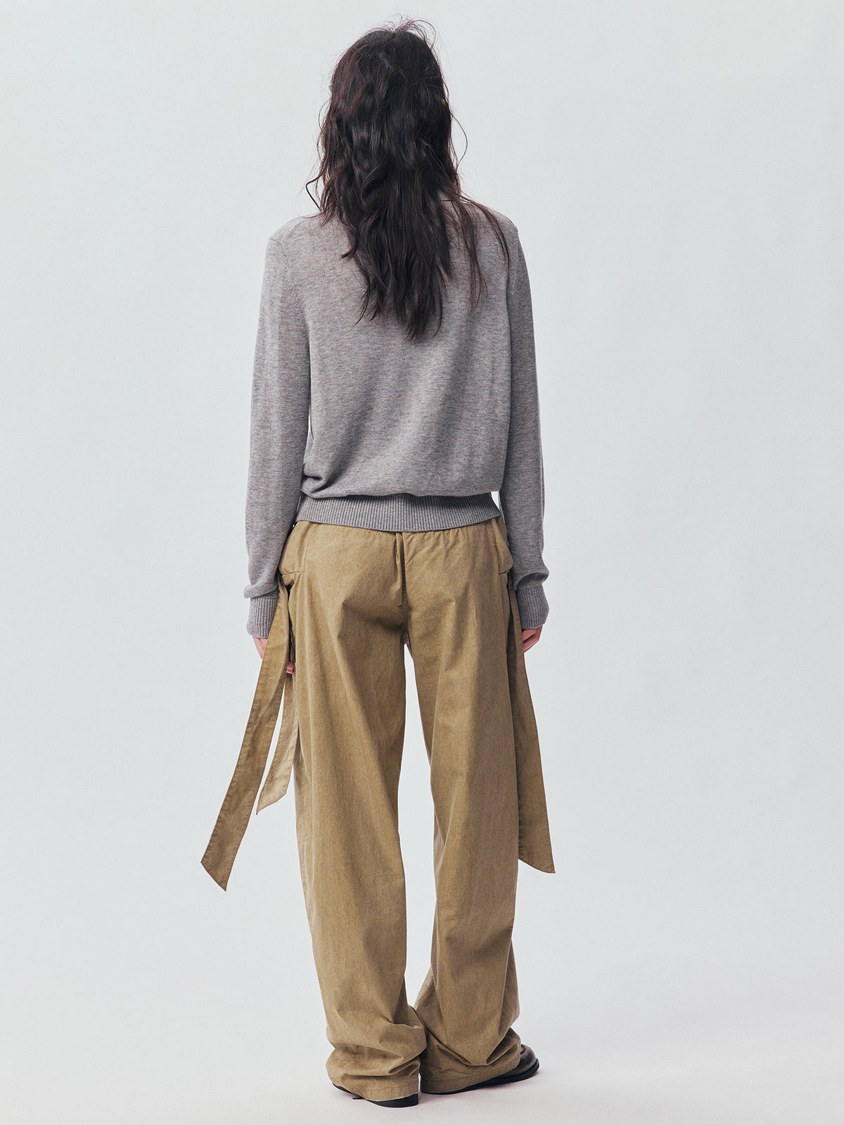 Bow Pocket Cargo Trousers
