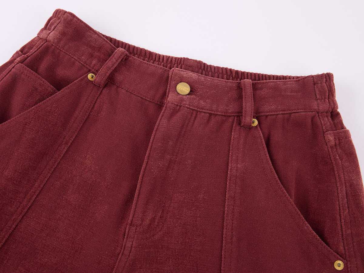 Vintage Washed Red Workwear Pants
