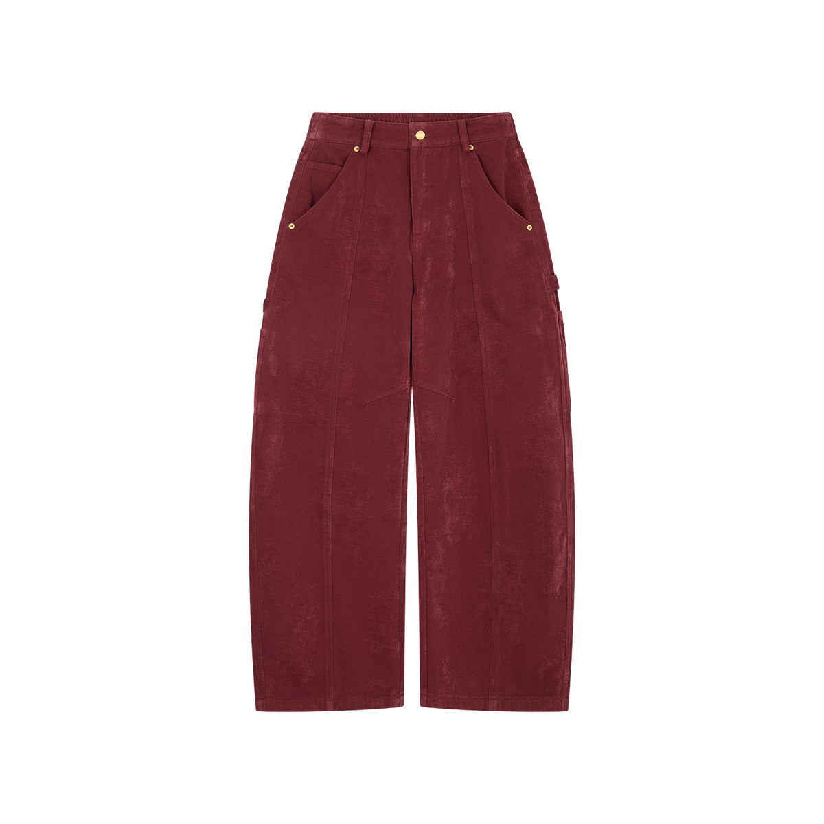 Vintage Washed Red Workwear Pants
