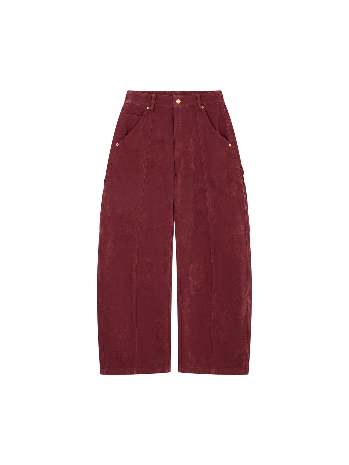 Vintage Washed Red Workwear Pants