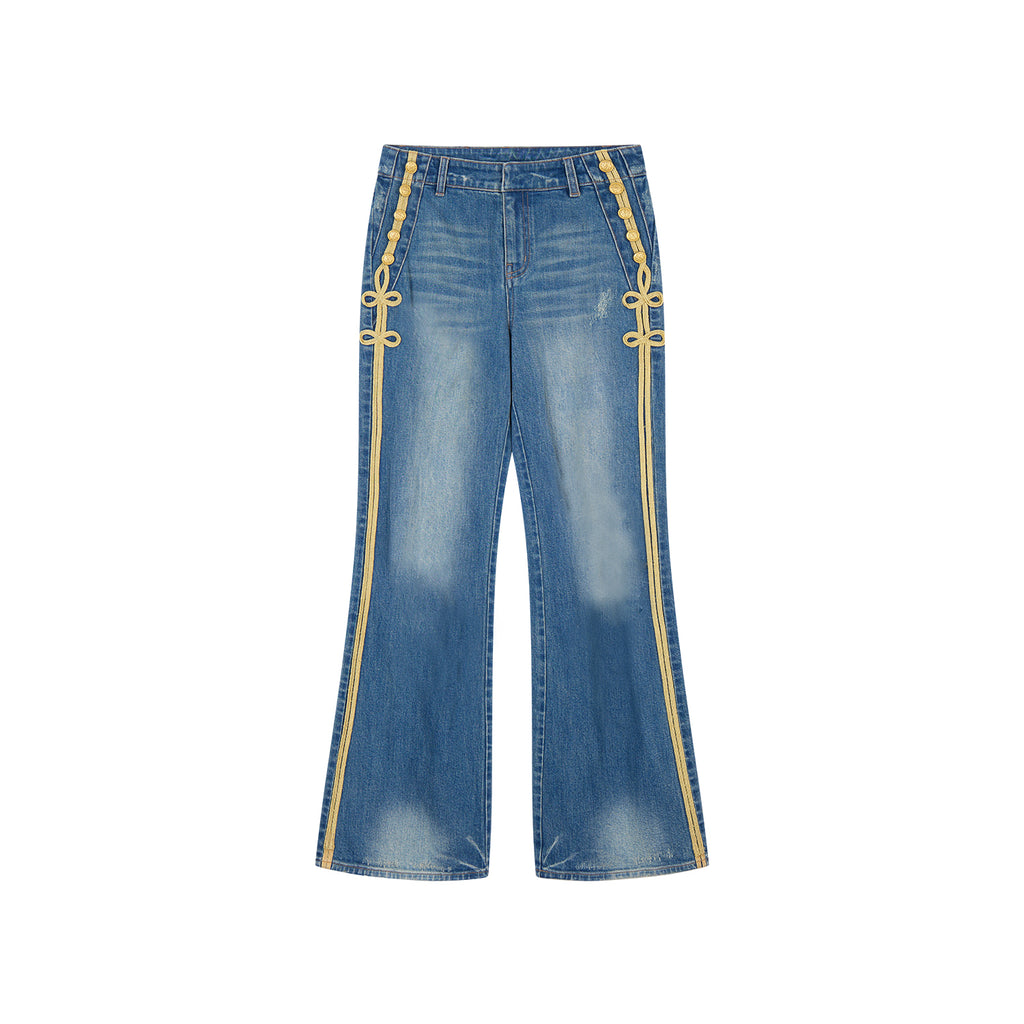Office Gold Braid Jeans