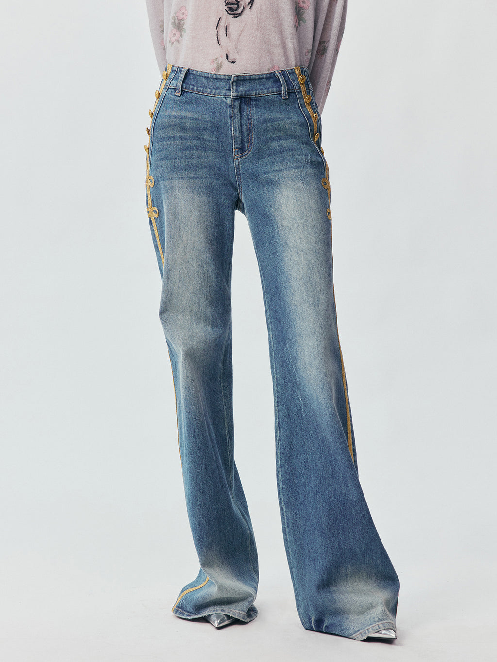 Office Gold Braid Jeans