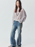 Office Gold Braid Jeans