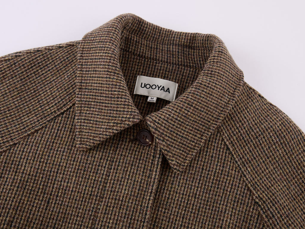 Bow Hem Balmacaan Coat