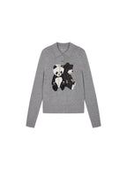 Petty Teddy Beaded Embroidered Polo Jumper