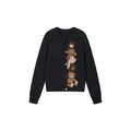 Petty Teddy Embroidered Cable Knit Cardigan