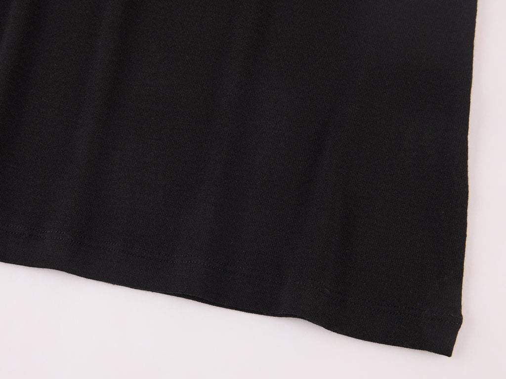Petty Teddy Embroidered Mock Neck Top