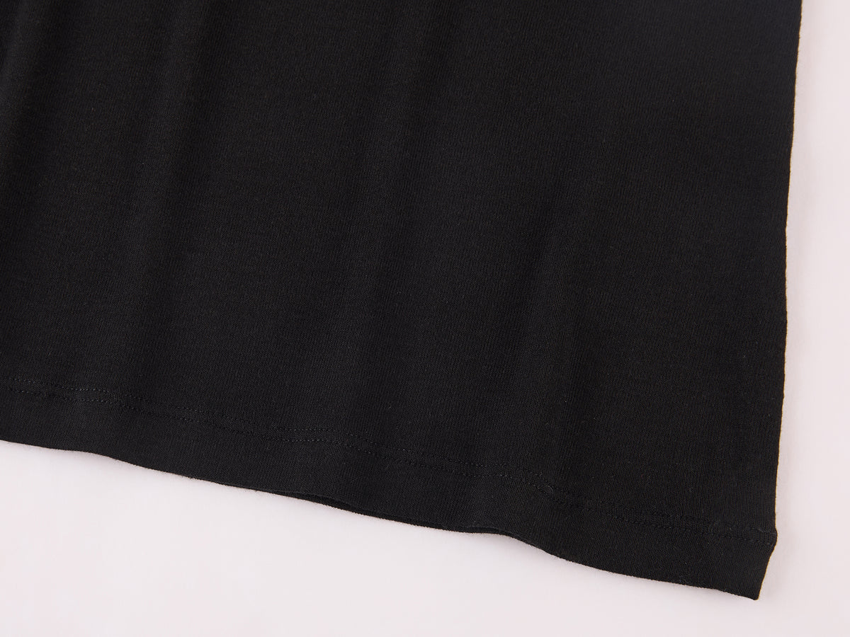 Petty Teddy Embroidered Mock Neck Top