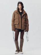 Petty Teddy Textured Down Jacket